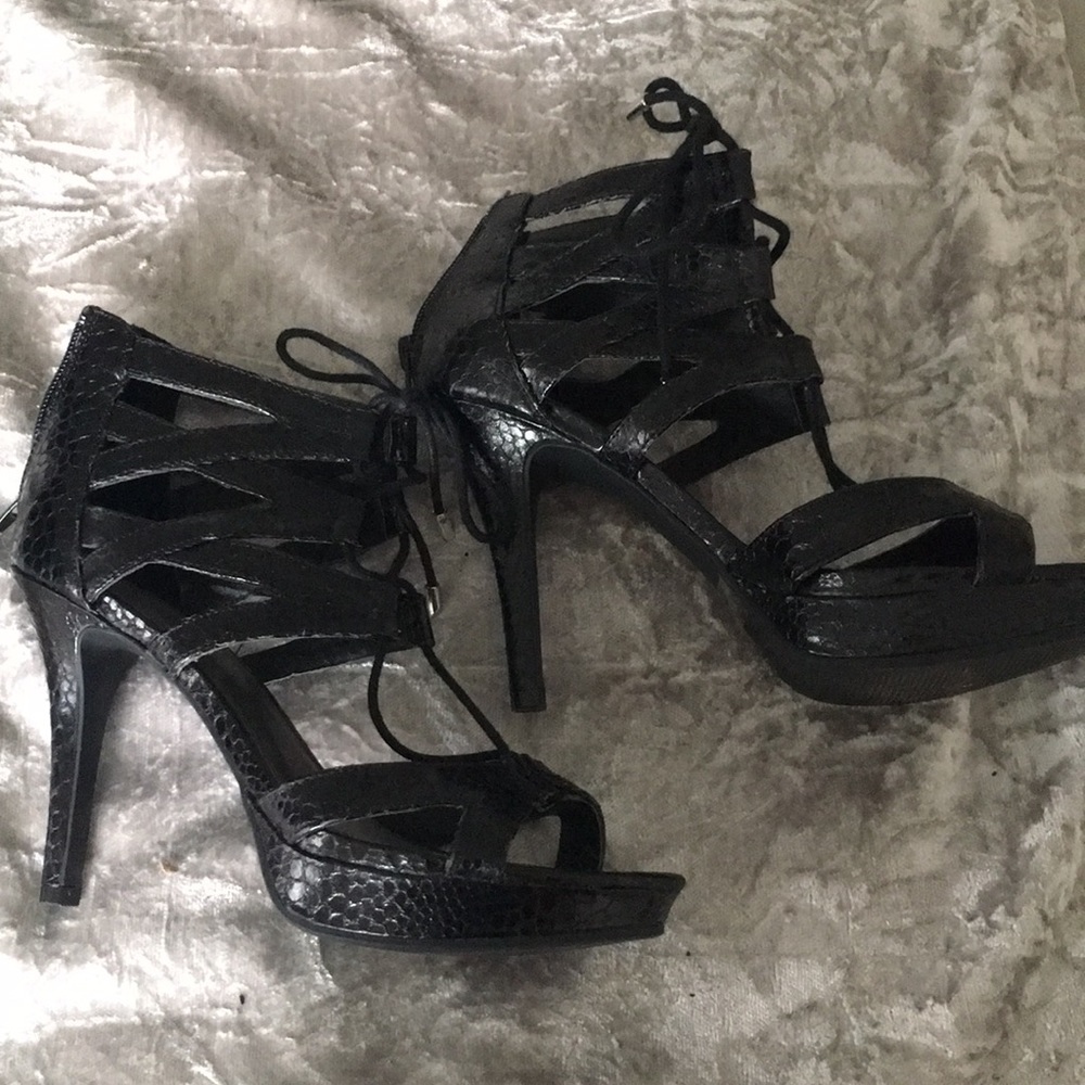 Lace up heels